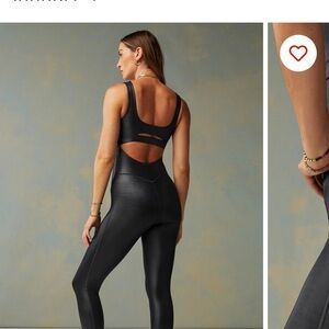 Fabletics Charcoal Cutout Jumpsuit